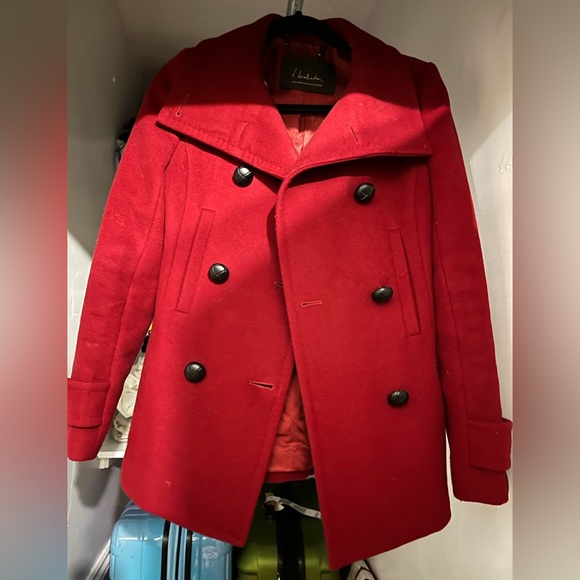 Babaton wool and cashmere fall coat - Picture 2 of 5